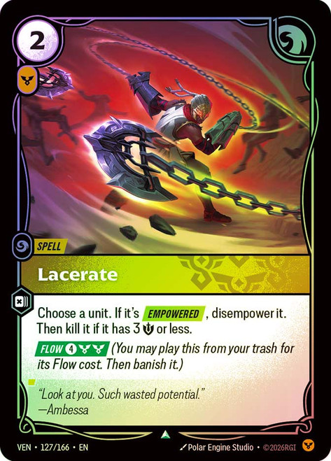 Lacerate
Vendetta
Single
Riftbound: League of Legends TCG