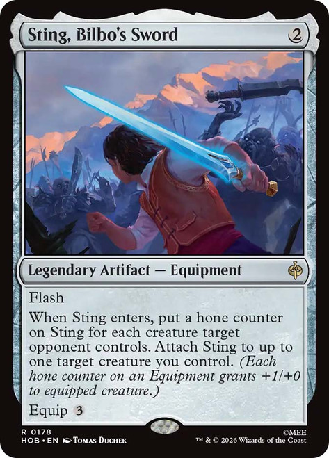 Sting, Bilbo's Sword
The Hobbit
Single
Magic: The Gathering