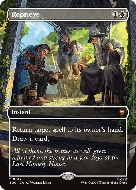 Reprieve
The Hobbit Commander
Single
Magic: The Gathering
