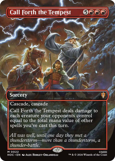 Call Forth the Tempest　1枚 Call Forth the Tempest | The Hobbit Commander | Star City Games