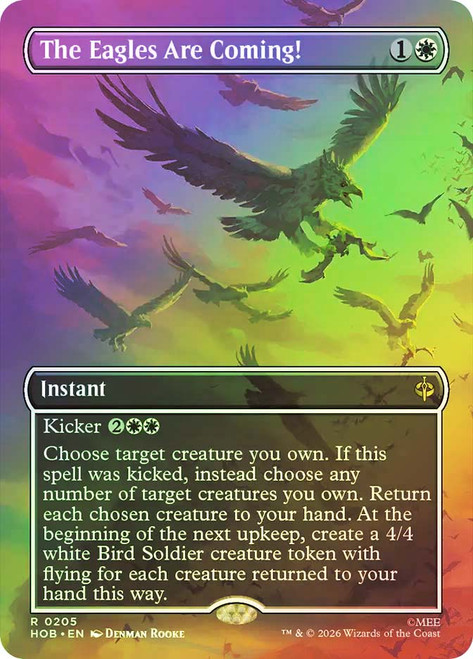 The Eagles Are Coming!
The Hobbit
Single
Magic: The Gathering