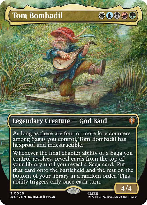Tom Bombadil
The Hobbit Commander
Single
Magic: The Gathering