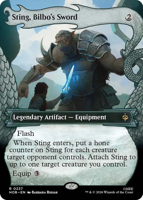 Sting, Bilbo's Sword
The Hobbit
Single
Magic: The Gathering