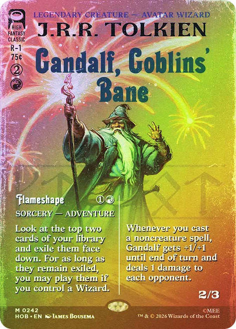 Gandalf, Goblins' Bane // Flameshape
The Hobbit
Single
Magic: The Gathering
