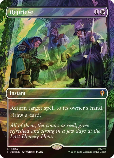 Reprieve
The Hobbit Commander
Single
Magic: The Gathering