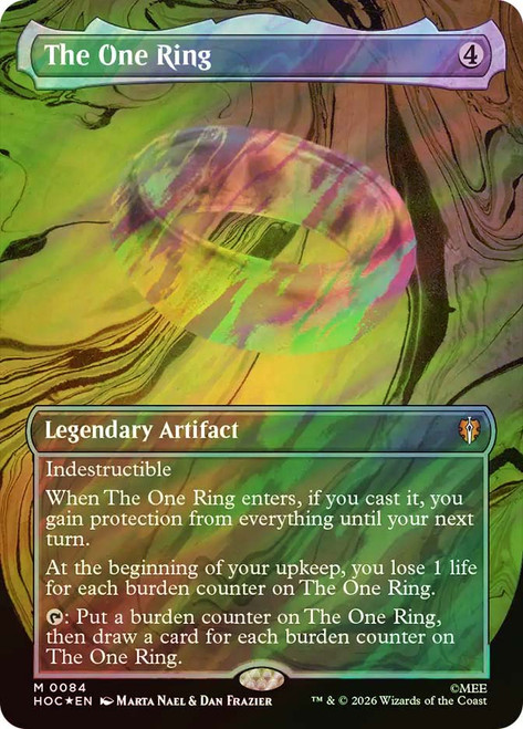 The One Ring
The Hobbit Commander
Single
Magic: The Gathering