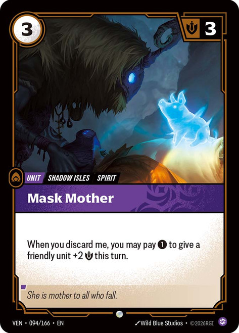 Mask Mother
Vendetta
Single
Riftbound: League of Legends TCG