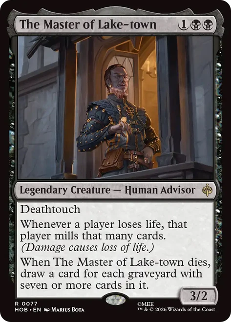 The Master of Lake-town
The Hobbit
Single
Magic: The Gathering
