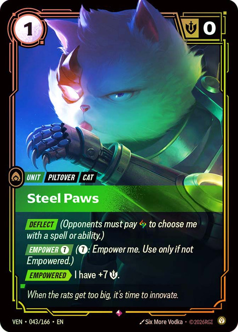 Steel Paws
Vendetta
Single
Riftbound: League of Legends TCG