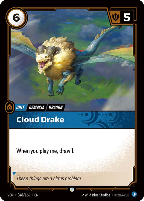 Cloud Drake
Vendetta
Single
Riftbound: League of Legends TCG