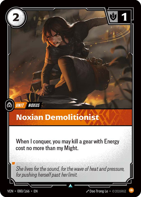 Noxian Demolitionist
Vendetta
Single
Riftbound: League of Legends TCG