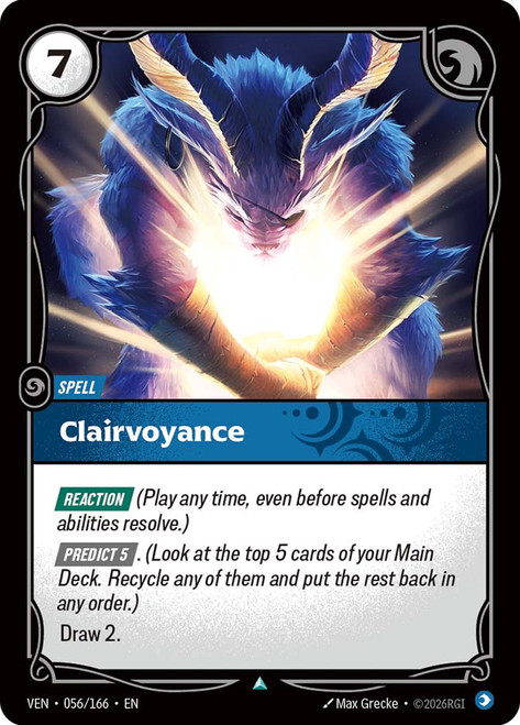 Clairvoyance
Vendetta
Single
Riftbound: League of Legends TCG