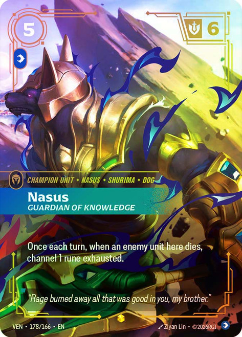 Nasus - Guardian of Knowledge
Vendetta
Single
Riftbound: League of Legends TCG