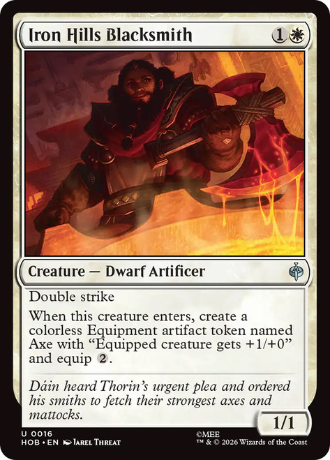 Iron Hills Blacksmith
The Hobbit
Single
Magic: The Gathering