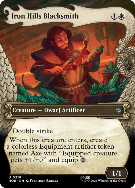 Iron Hills Blacksmith
The Hobbit
Single
Magic: The Gathering