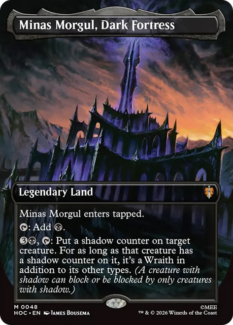 Minas Morgul, Dark Fortress
The Hobbit Commander
Single
Magic: The Gathering