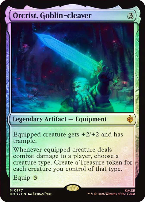 Orcrist, Goblin-Cleaver
The Hobbit
Single
Magic: The Gathering
