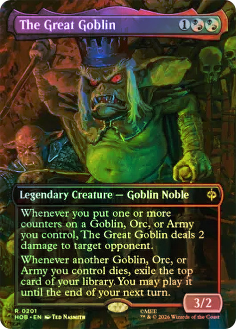 The Great Goblin
The Hobbit
Single
Magic: The Gathering