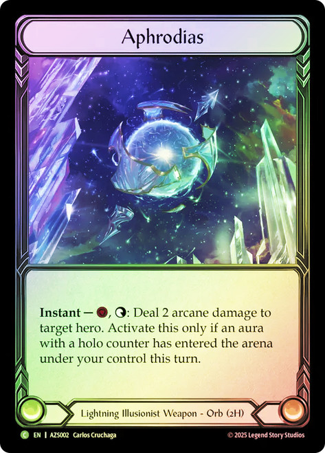 Aphrodias
Armory Deck: Zyggy
Single
Flesh and Blood