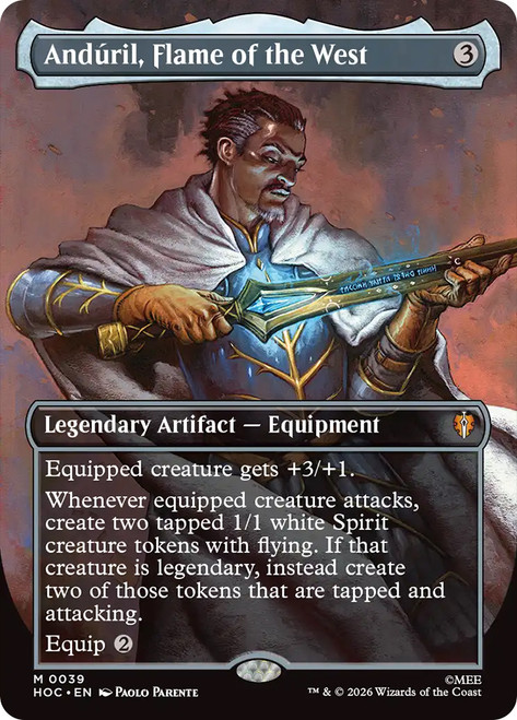 Anduril, Flame of the West
The Hobbit Commander
Single
Magic: The Gathering
