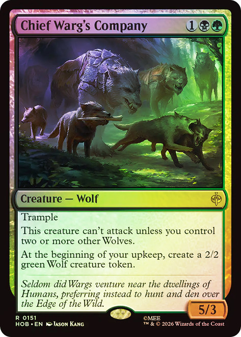 Chief Warg's Company
The Hobbit
Single
Magic: The Gathering