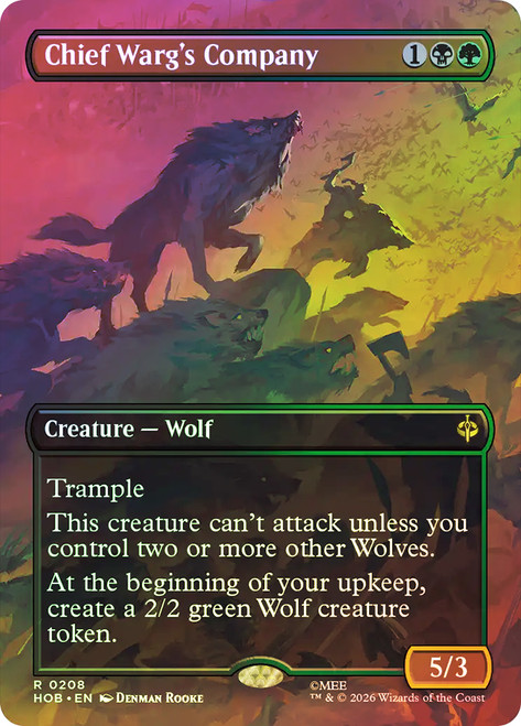 Chief Warg's Company
The Hobbit
Single
Magic: The Gathering