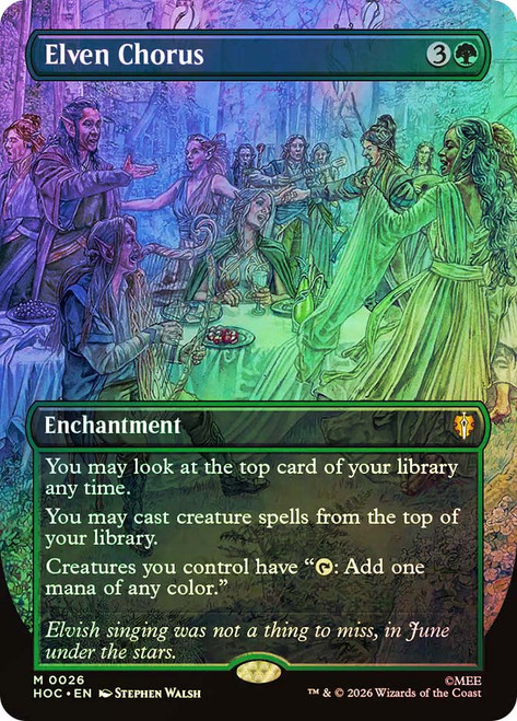 Elven Chorus
The Hobbit Commander
Single
Magic: The Gathering