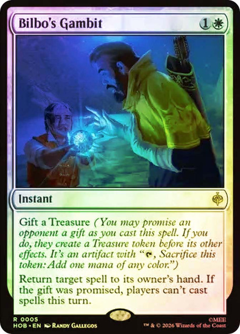 Bilbo's Gambit
The Hobbit
Single
Magic: The Gathering