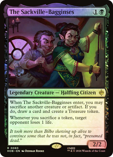 The Sackville-Bagginses
The Hobbit
Single
Magic: The Gathering
