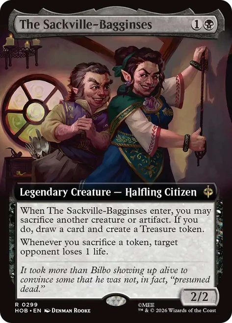 The Sackville-Bagginses
The Hobbit
Single
Magic: The Gathering