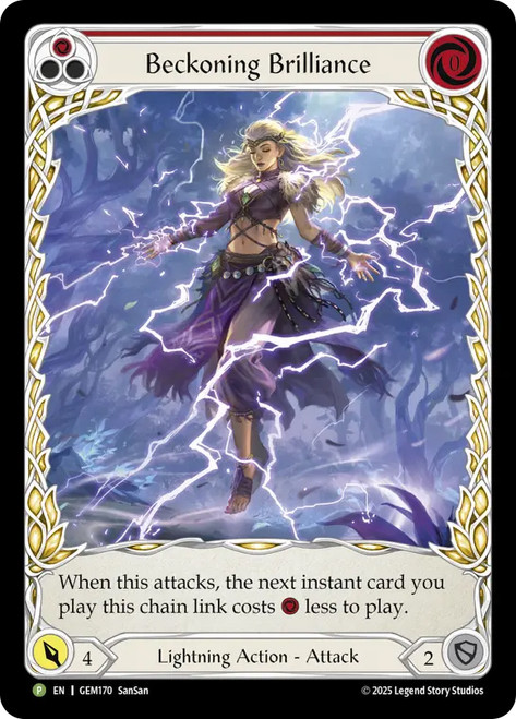 Beckoning Brilliance (GEM Pack)
GEM Pack
Single
Flesh and Blood