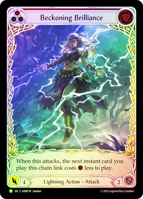 Beckoning Brilliance (GEM Pack)
GEM Pack
Single
Flesh and Blood