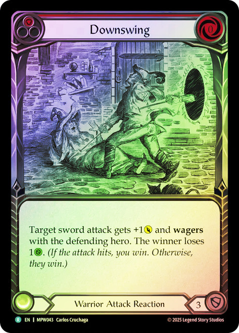 Downswing
Mastery Pack Warrior
Single
Flesh and Blood