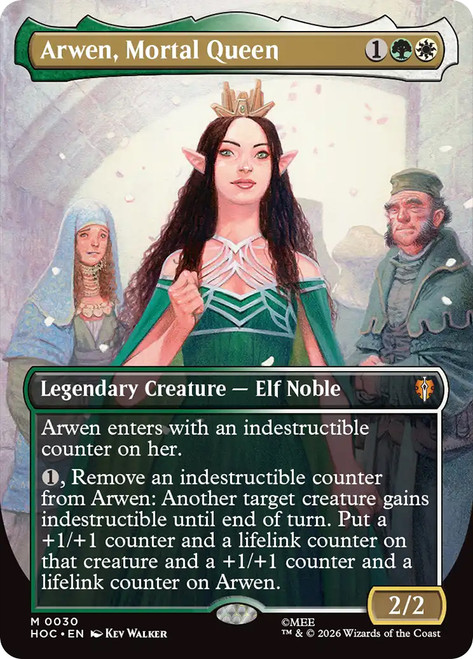 Arwen, Mortal Queen
The Hobbit Commander
Single
Magic: The Gathering