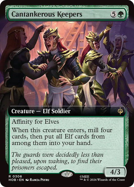 Cantankerous Keepers
The Hobbit
Single
Magic: The Gathering