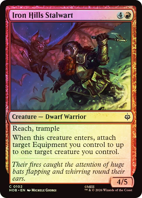 Iron Hills Stalwart
The Hobbit
Single
Magic: The Gathering