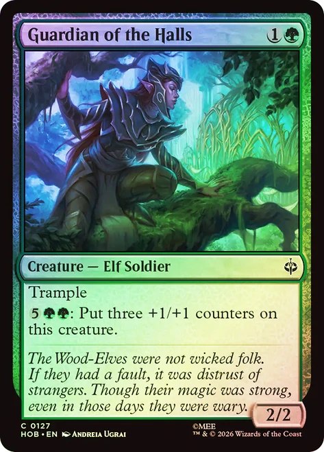Guardian of the Halls
The Hobbit
Single
Magic: The Gathering