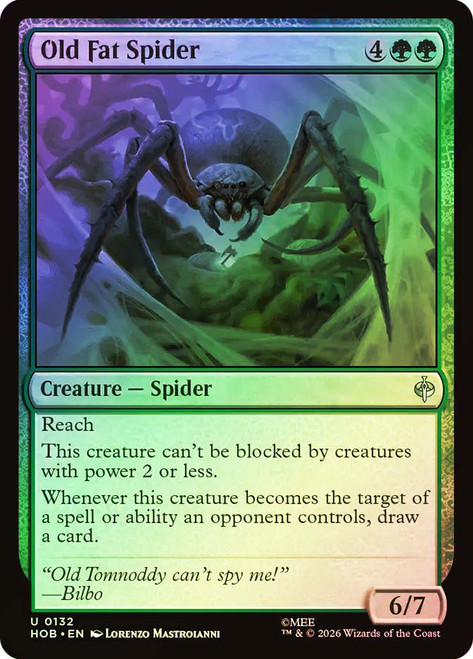 Old Fat Spider
The Hobbit
Single
Magic: The Gathering