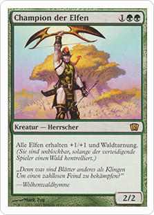 Elvish Champion
8th Edition - German
Single
Magic The Gathering