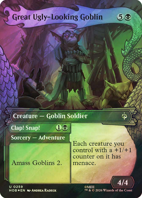 Great Ugly-Looking Goblin // Clap! Snap!
The Hobbit
Single
Magic: The Gathering