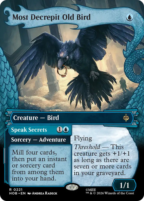 Most Decrepit Old Bird // Speak Secrets
The Hobbit
Single
Magic: The Gathering