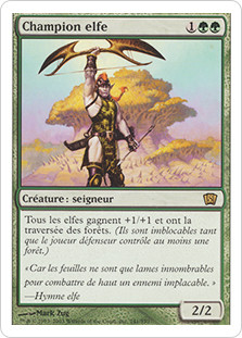 Elvish Champion
8th Edition - French
Single
Magic The Gathering