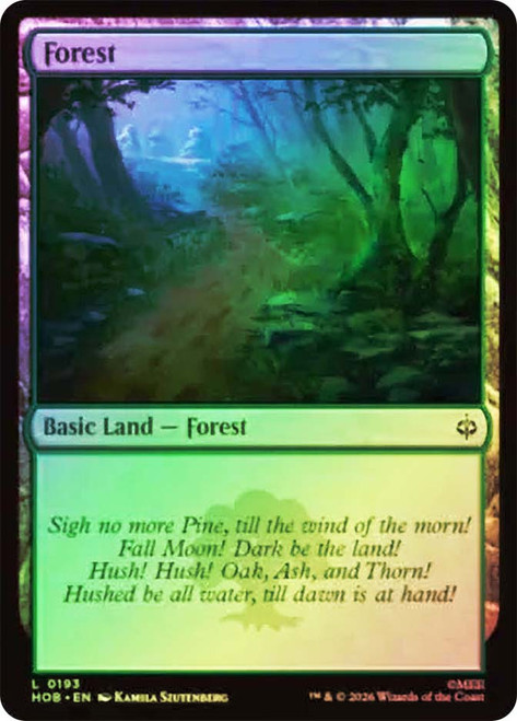 Forest
The Hobbit
Single
Magic: The Gathering