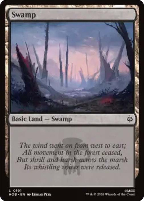 Swamp
The Hobbit
Single
Magic: The Gathering