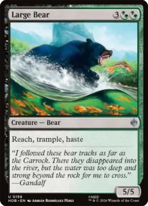 Large Bear
The Hobbit
Single
Magic: The Gathering