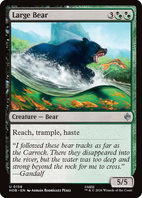 Large Bear
The Hobbit
Single
Magic: The Gathering