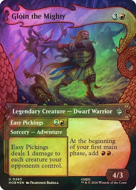 Gloin the Mighty // Easy Pickings
The Hobbit
Single
Magic: The Gathering