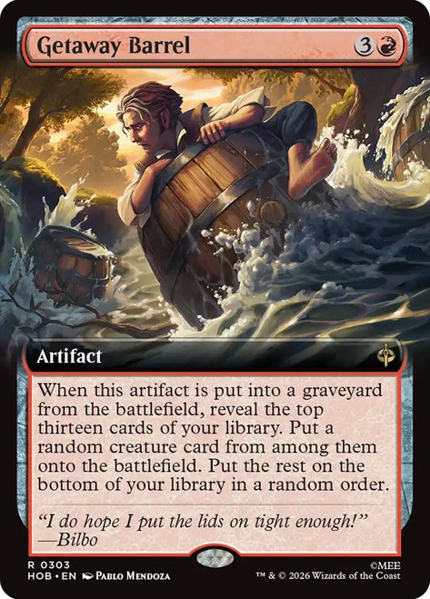 Getaway Barrel
The Hobbit
Single
Magic: The Gathering