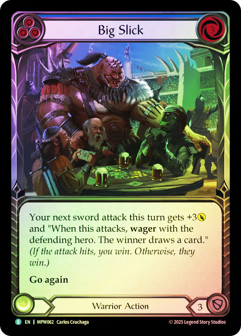 Big Slick (Blue)
Mastery Pack Warrior
Single
Flesh and Blood