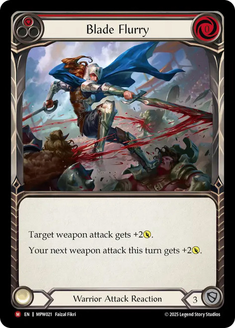Blade Flurry
Mastery Pack Warrior
Single
Flesh and Blood